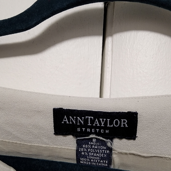 ANN TAYLOR BUNDLE SET OF 2 PANTS - BEIGE & BLACK PANTS ONLY - Picture 8 of 13